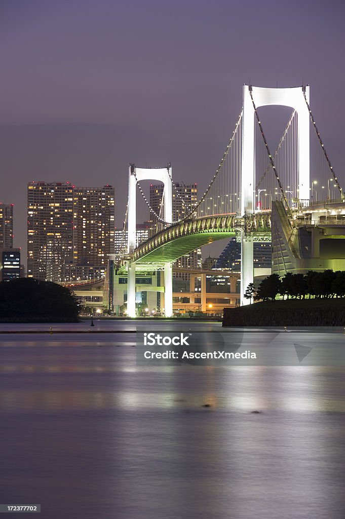 Rainbow Bridge-Tokyo - Lizenzfrei Abenddämmerung Stock-Foto