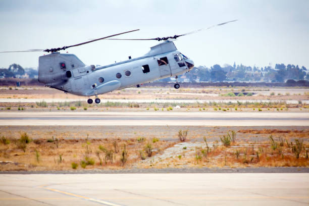 istock C-47 Chinook Helicopter Landing 172377762