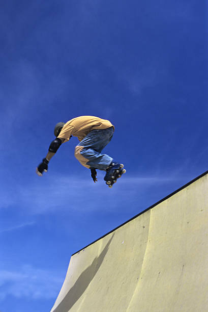 istock in-line skater, off the ramp 172377952