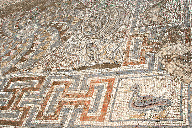 istock Ancient Roman Floor Mosaic, Ephesus, Turkey 172378444