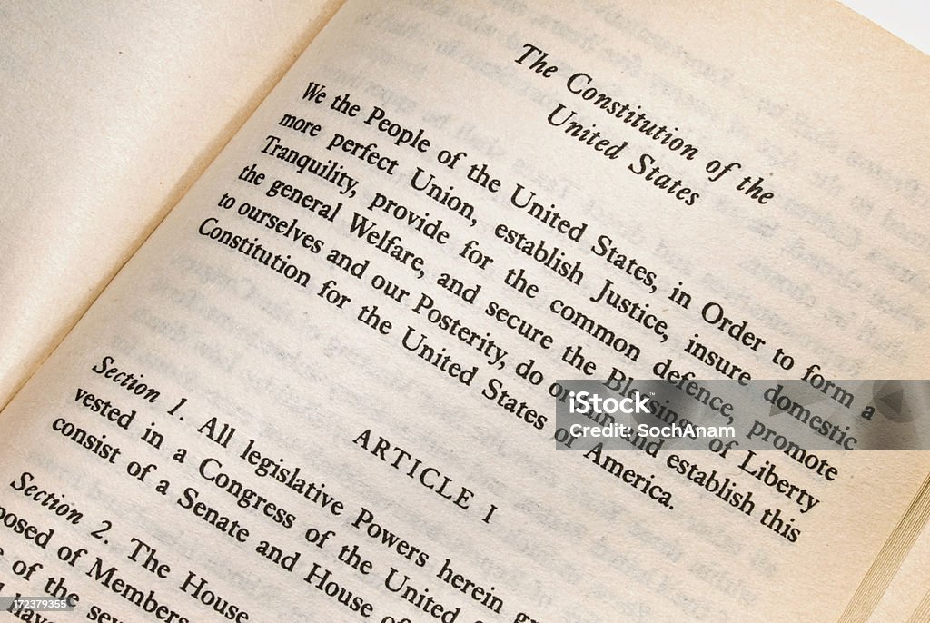 Мы ЛЮДИ-Конституции Series - Стоковые фото Преамбула Конституции роялти-фри