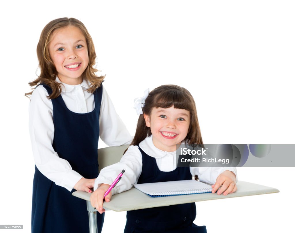 Escola as raparigas - Royalty-free 10-11 Anos Foto de stock