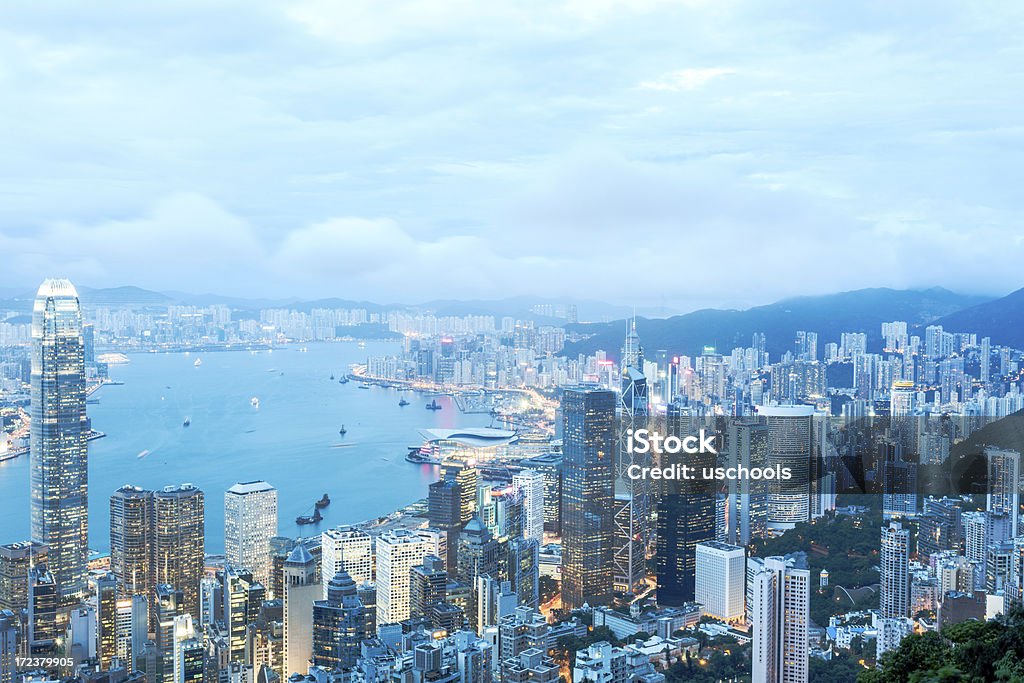 Hong Kong sur une belle journée - Photo de Affaires libre de droits