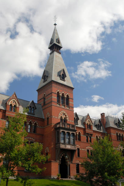 Sage Hall "Sage Hall of Cornell University, Ithaca, New York" cornell university stock pictures, royalty-free photos & images