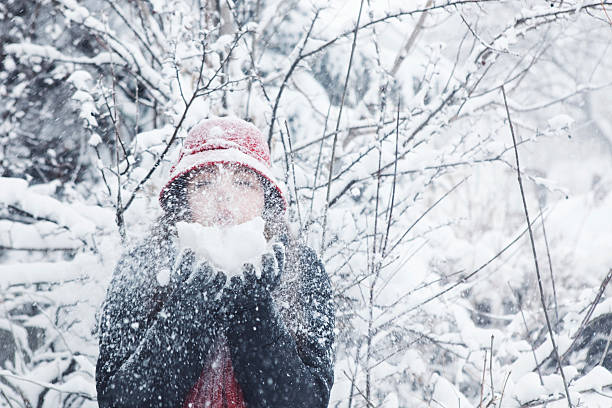 istock Young Woman Outdoors in the Winter 172380311