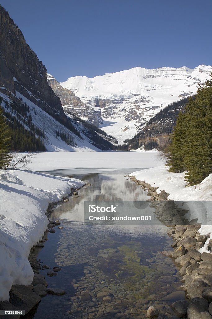 Lago Loiuse in inverno - Foto stock royalty-free di Acqua