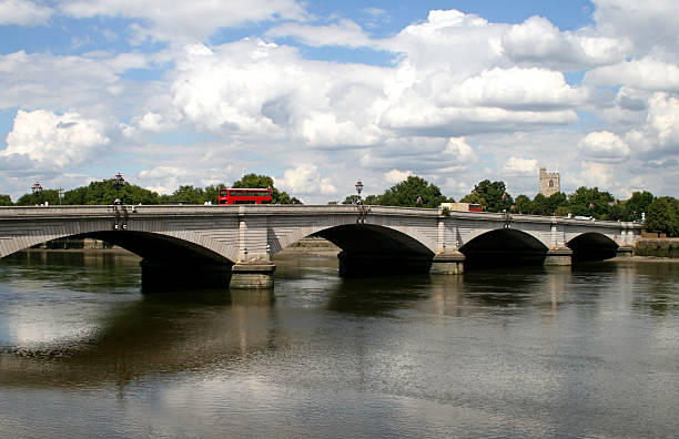 Clouds over Putney Bridge in London Clouds over Putney Bridge in London putney photos stock pictures, royalty-free photos & images