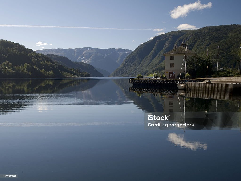 Fjord de Hardanger ponton - Photo de Culture norvégienne libre de droits