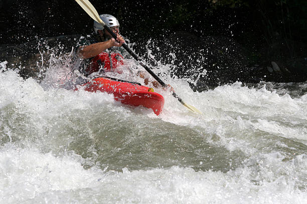 argento - kayaking white water atlanta river nature foto e immagini stock