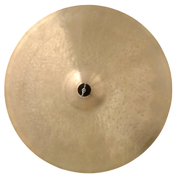 Cymbal with Clipping Path Included.