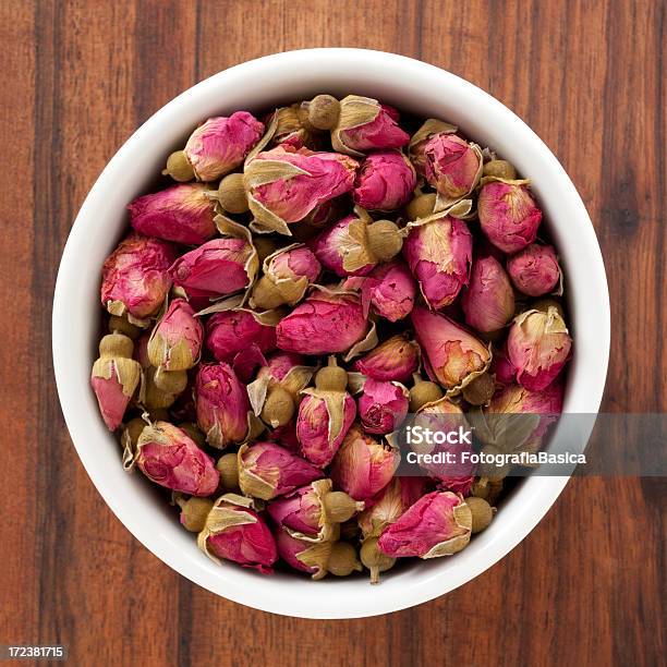 Foto de Flores Rosa Seco e mais fotos de stock de Branco - Branco, Camellia sinensis, Chá - Bebida quente