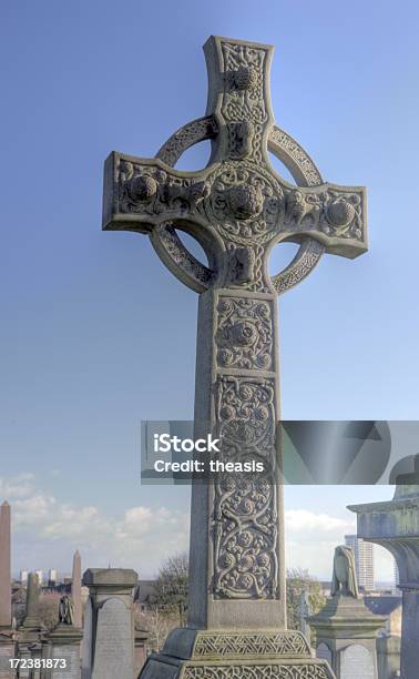 Celtic Cross Stock Photo - Download Image Now - Blue, Celtic Cross, Celtic Style