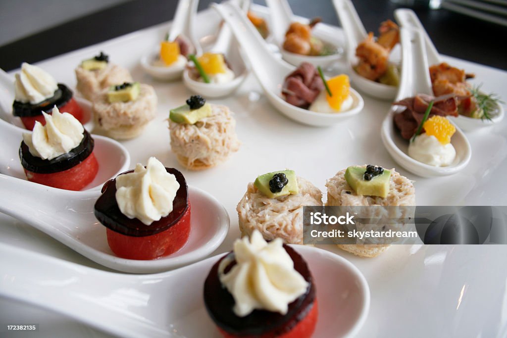 Bufé de aperitivos - Foto de stock de Alimento libre de derechos