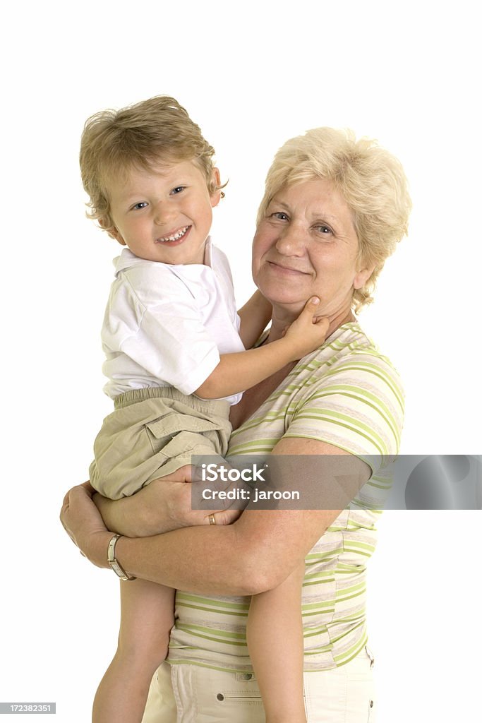Babcia i jej Wnuk - Zbiór zdjęć royalty-free (2-3 lata)