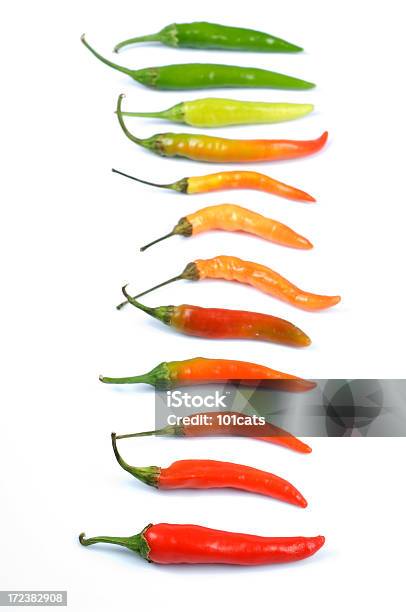 Chili Peppersunited Colori - Fotografie stock e altre immagini di Alimentazione sana - Alimentazione sana, Arancione, Cibi e bevande