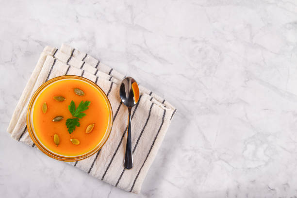 Orange cream soup