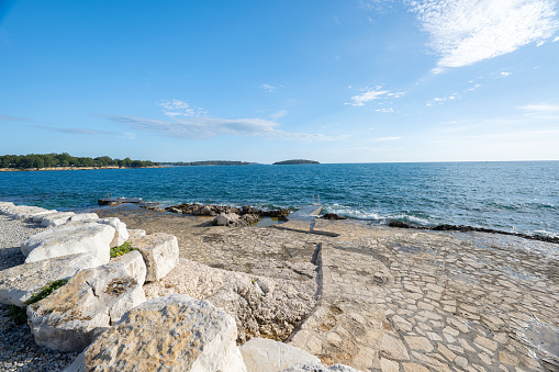 seascape in Croatia on a sunny day