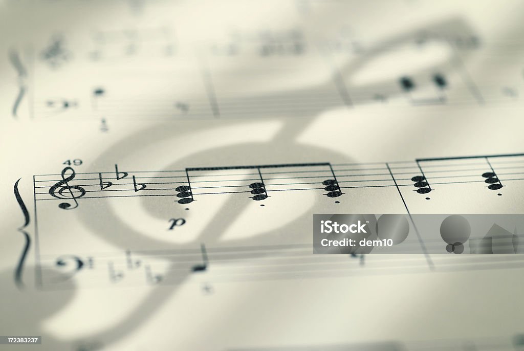 Note musicali - Foto stock royalty-free di Nota musicale