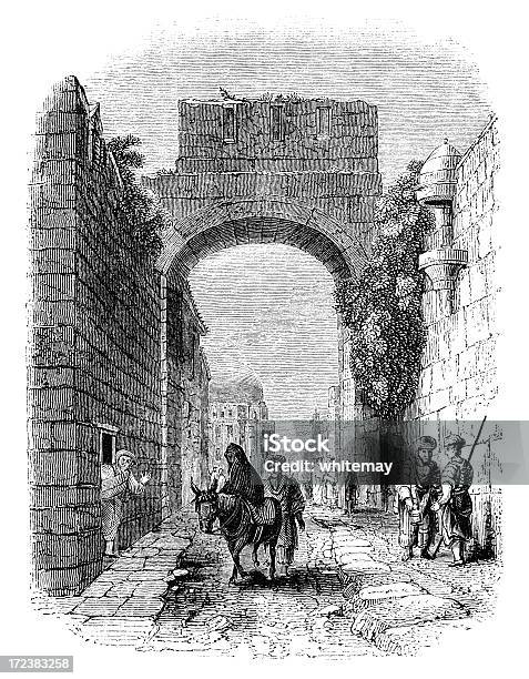 Via Dolorosa Jerusalem Stock Vektor Art und mehr Bilder von 1860-1869