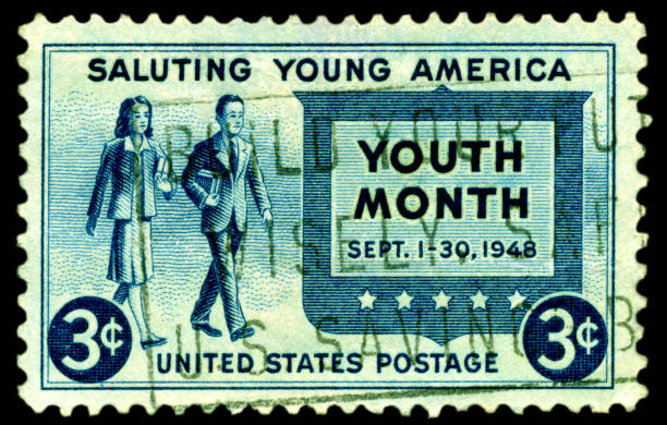 istock Saluting Young America Stamp 1948 172383325