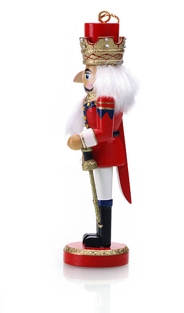 istock Christmas ornament Toy soldier isolated on white 172383642