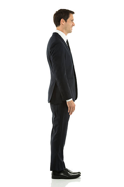 istock Profile of a businessman standing 172383820