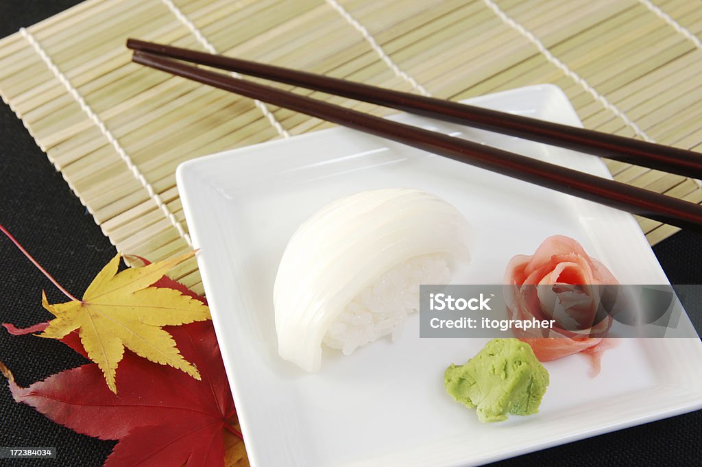 Lula sushi - Foto de stock de Calamar royalty-free