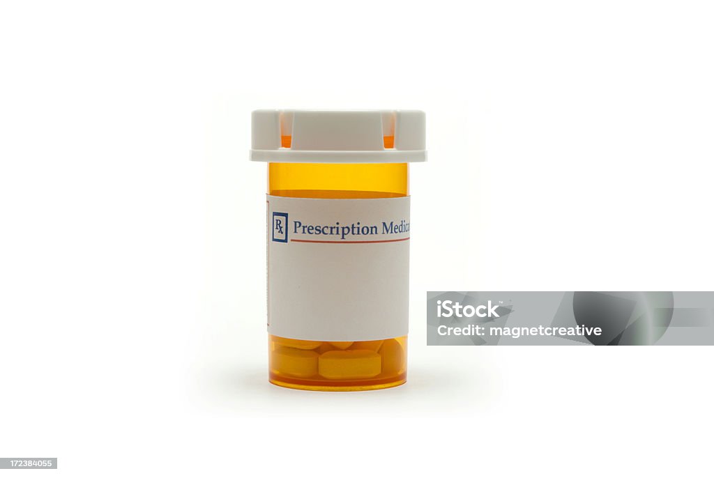 Frasco de Medicamento de Prescrição - Royalty-free Alívio Foto de stock