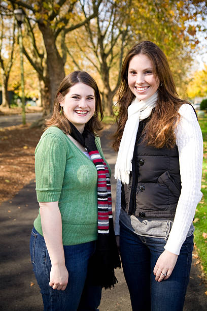istock cute fall portrait of two girls 172384077