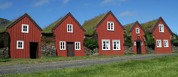 istock Icelandic turf houses # 1 172384085