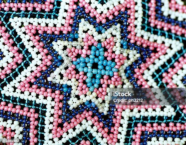 Gronelandês Beadwork - Fotografias de stock e mais imagens de Arte e Artesanato - Arte visual - Arte e Artesanato - Arte visual, Azul, Azul claro