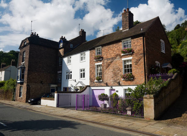 istock Victorian Houses in Ironbridge 172384640