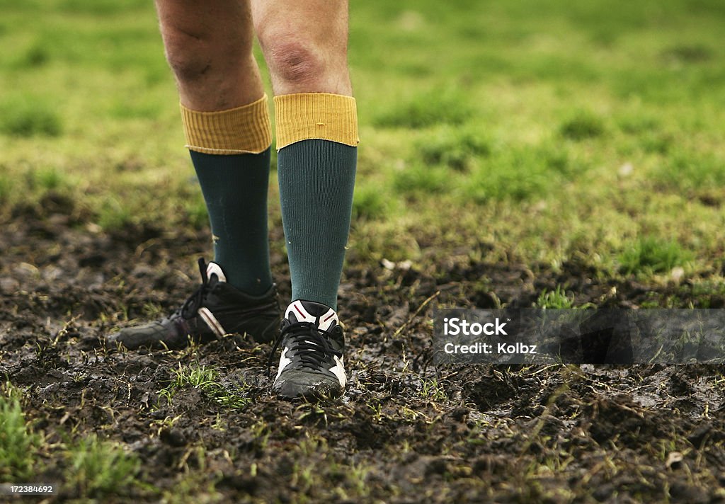 Schlammigen Rugby - Lizenzfrei Rugby-Liga Stock-Foto