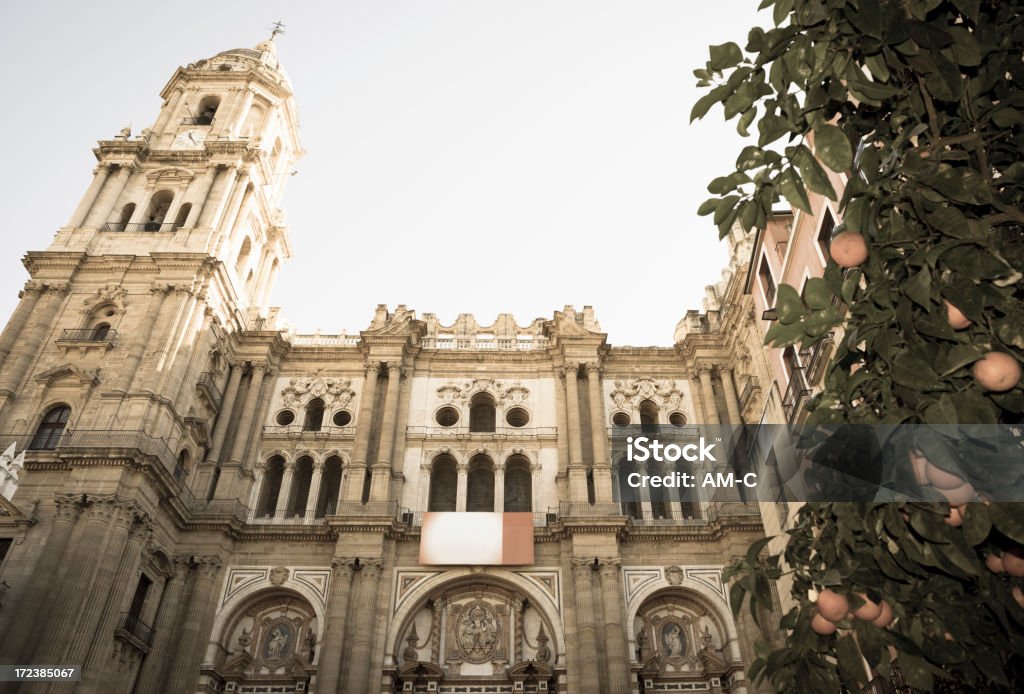 Провинция малаги собор, Андалусия, Испания - Стоковые фото Málaga Cathedral роялти-фри