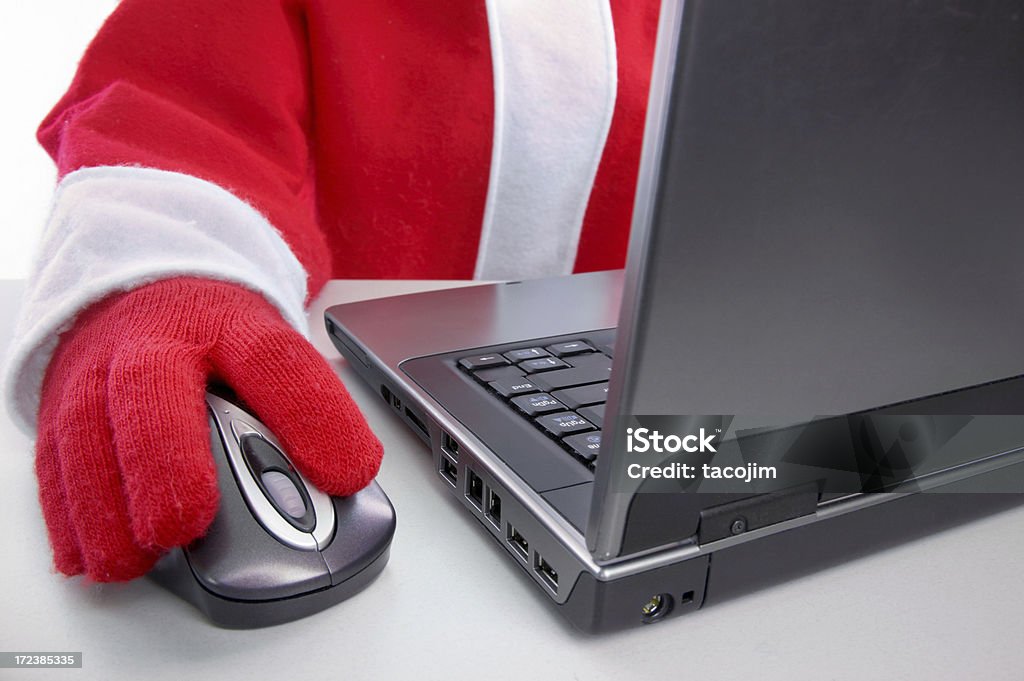 Weihnachten-Computer - Lizenzfrei Aufnahme von unten Stock-Foto