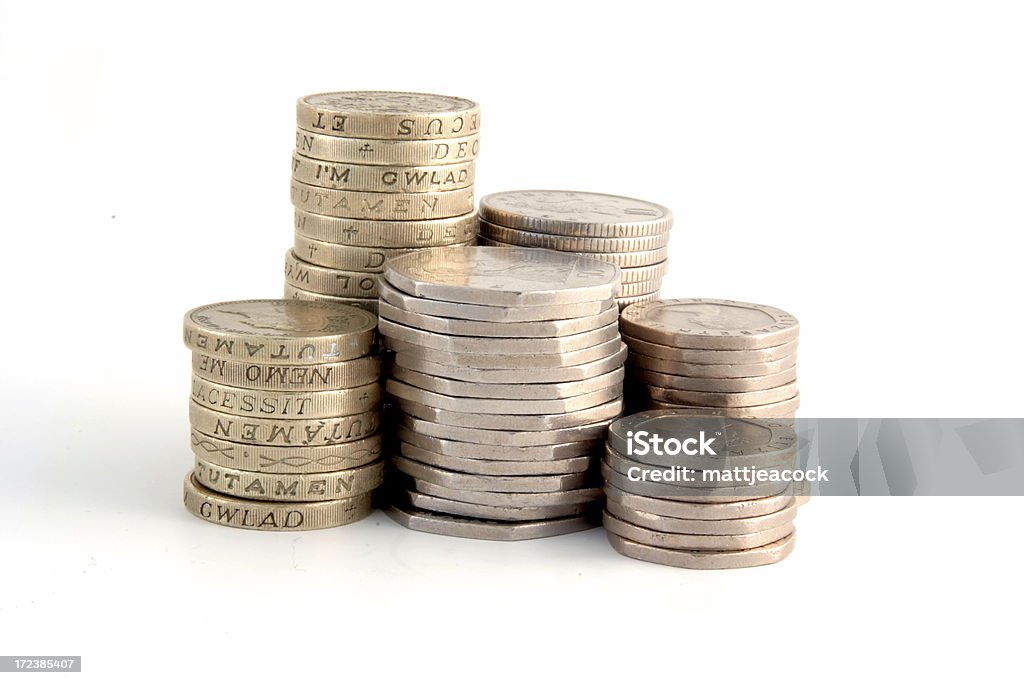 Brytyjska waluta - Zbiór zdjęć royalty-free (Moneta jednofuntowa)