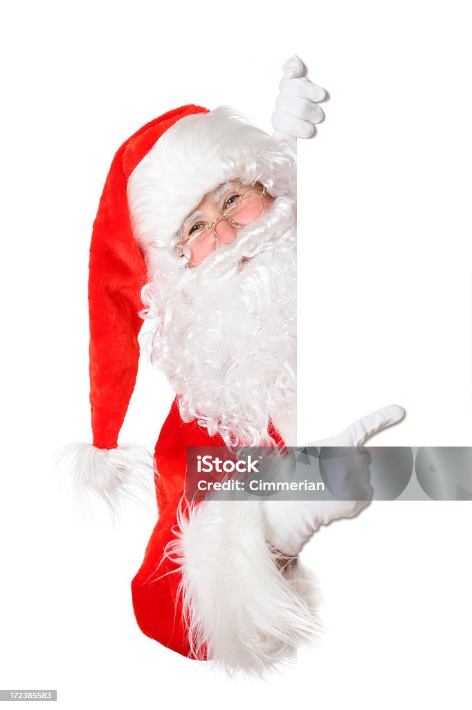 Vuoto di-Santa (in bianco - Foto stock royalty-free di Babbo Natale