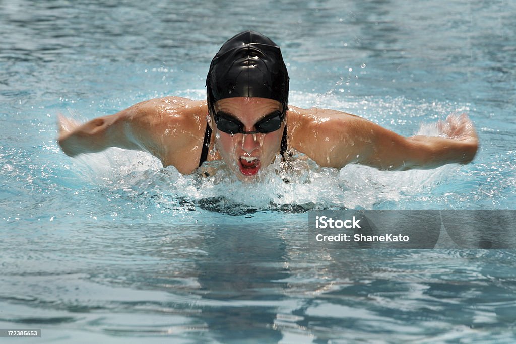 Nadador profesional competitiva - Foto de stock de Natación libre de derechos