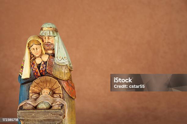 Holiday Christmas Nativity Trio With Copy Space Horizontal Stock Photo - Download Image Now