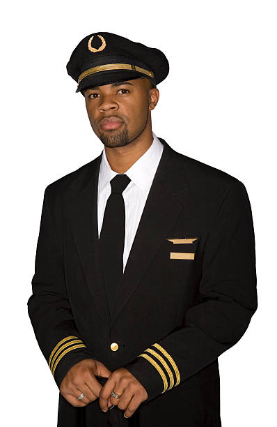 Professional Pilot stock photo