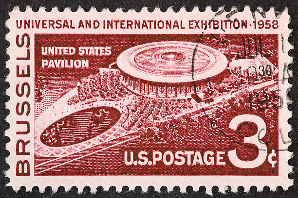 istock Brussels exhibition stamp 1958 172385788