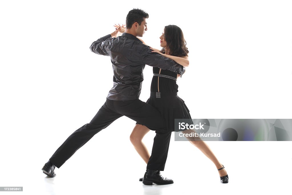 Dança Jovem casal - Foto de stock de Adolescente royalty-free