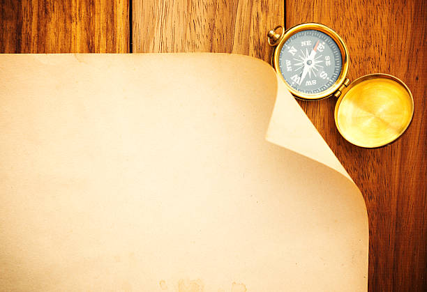 istock Antique Paper on a Wooden Desk 172385970