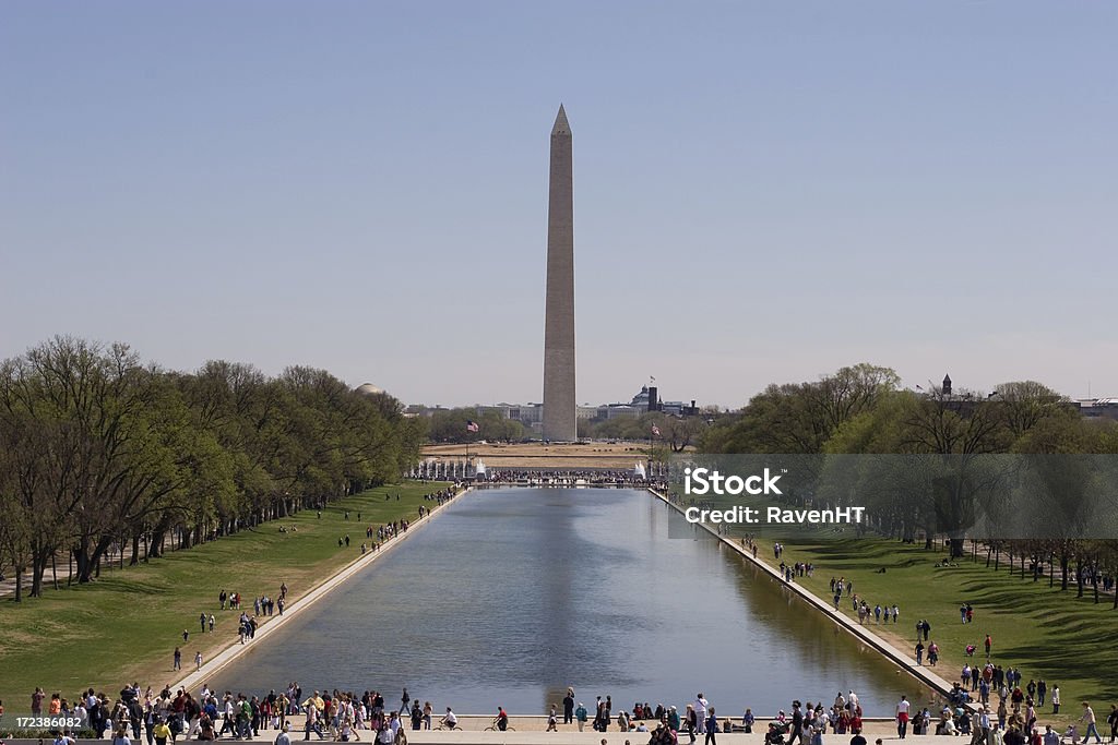 Washington Monument "Washington Monument, Symmetric Composition" Architecture Stock Photo