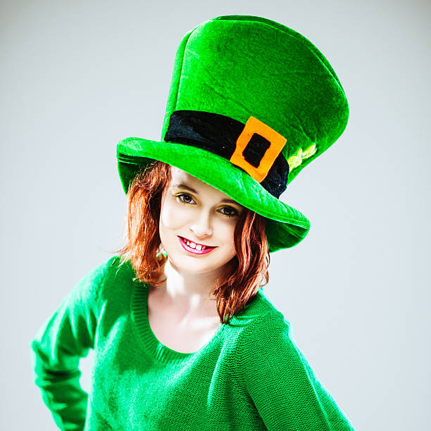 istock Irish girl ready for st patricks day 172386395