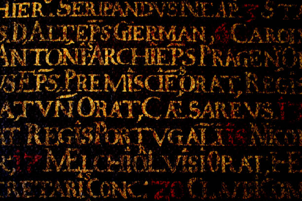 Classic Roman Script 980+ Ancient Roman Font Stock Photos, Pictures & Royalty-Free Images ...