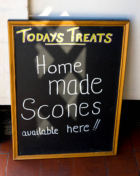 istock Today's treats - home made scones available here 172386741