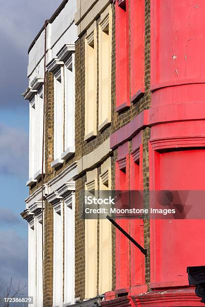 Portobello Road W Notting Hill Londyn - zdjęcia stockowe i więcej obrazów Anglia - Anglia, Anglia Południowo-wschodnia, Architektura