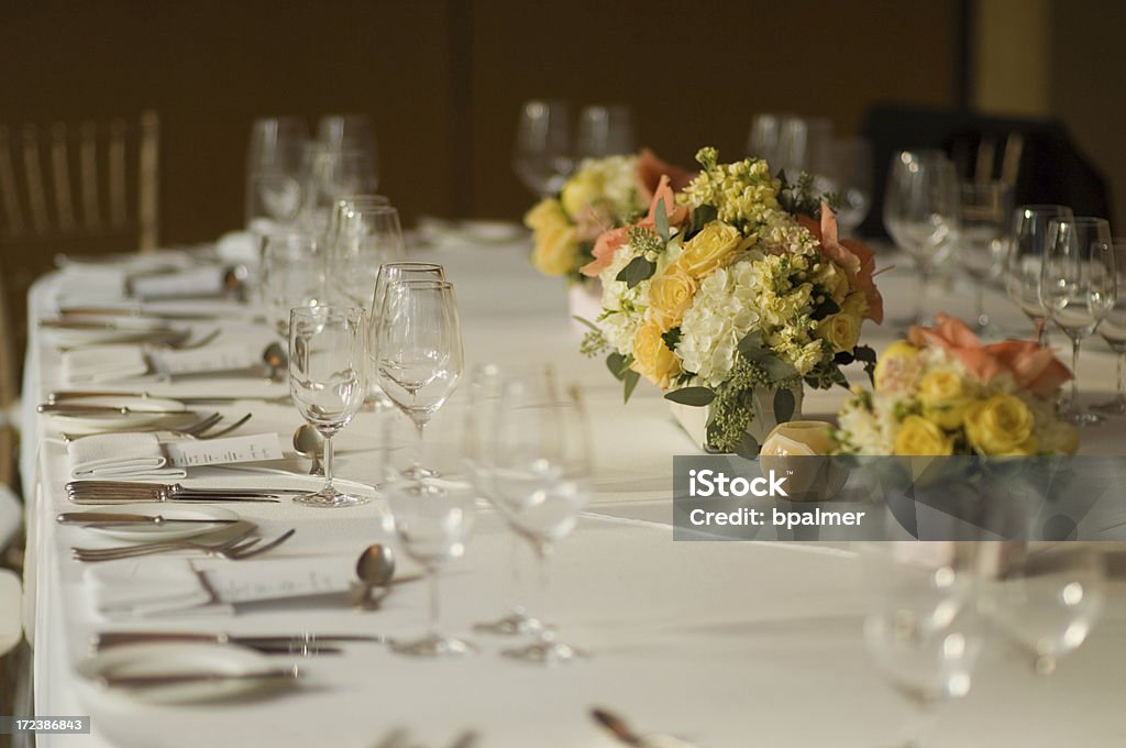 Mesa para banquetes - Foto de stock de Boda libre de derechos