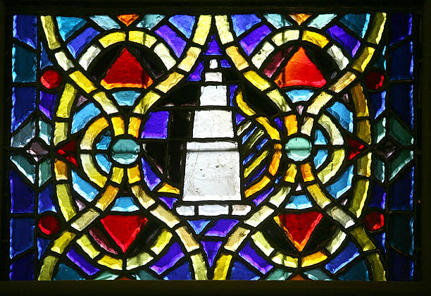 istock Stained Glass Window In Church 172387133